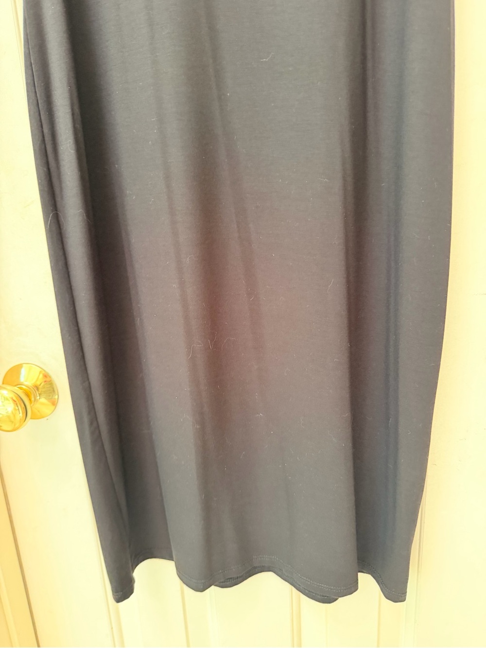 Thyme & Honey Black Mock Neck Mdi Stretch Knit Sheath Dress, Sleeveless, Sz S - Picture 7 of 15